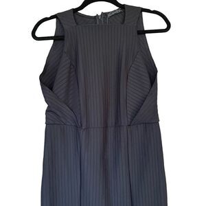 Zara Striped Jacquard Dress L
